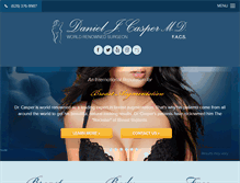 Tablet Screenshot of drdanielcasper.com